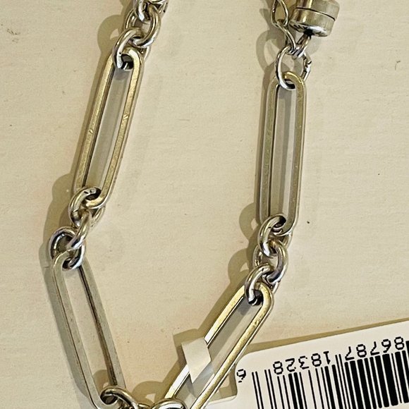 ALEX AND ANI Mini Maven Chain Magnetic Bracelet Rafaelian Silver - Picture 6 of 8